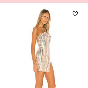 REVOLVE SEQUIN MULTI MINI DRESS
